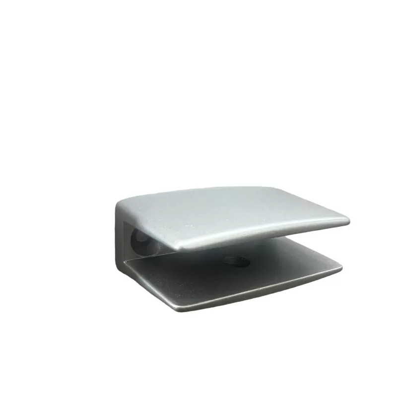  REGGIMENSOLA PER VETRO 55X30 MM SPESSORE VETRO FINO A 10 MM CROMO SATINATO - Art. D0153 12