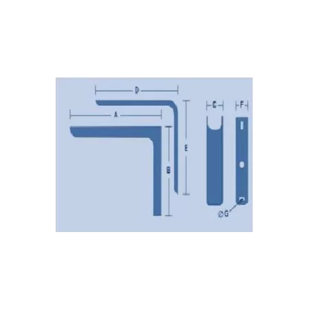 COPPIA DI REGGIMENSOLA IN ACCIAIO CON COPERTURA COLORE BIANCO CM.18 - Art. 24164 2