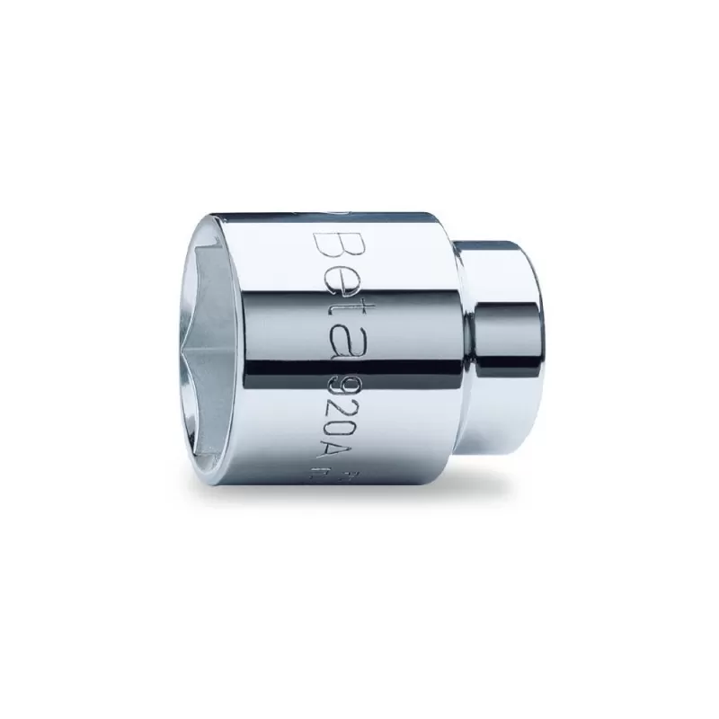  BETA ART. 920/A CHIAVE A BUSSOLA CON ATTACCO QUADRO FEMMINA 1/2'' ESAGONALE 17 MM CROMATA - Art. 7117