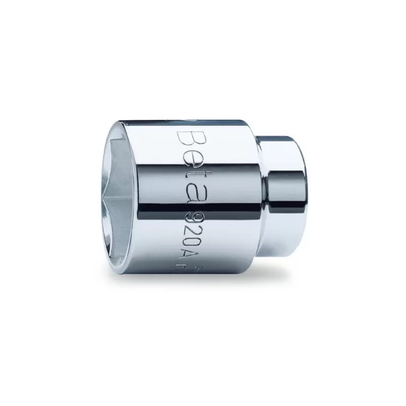  BETA ART. 920/A CHIAVE A BUSSOLA CON ATTACCO QUADRO FEMMINA 1/2'' ESAGONALE 13 MM CROMATA - Art. 7105