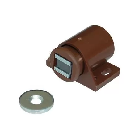  CRICCHETTO MAGNETICO COLORE MARRONE 30 MM + INCONTRO 6 KG* - Art. 7956703