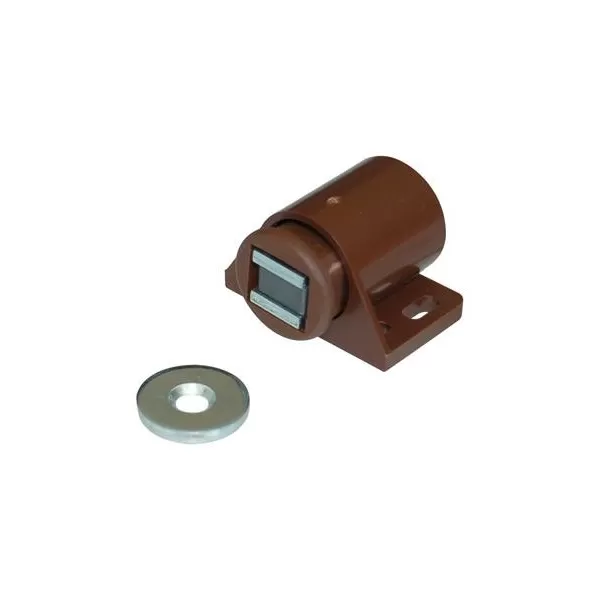  CRICCHETTO MAGNETICO COLORE MARRONE 30 MM + INCONTRO 6 KG* - Art. 7956703