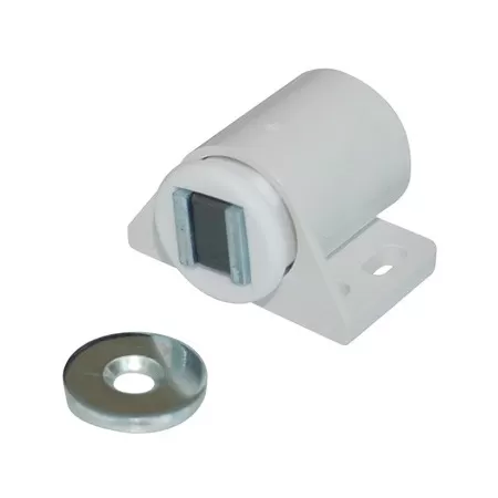  CRICCHETTO MAGNETICO COLORE BIANCO 30 MM + INCONTRO 6 KG* - Art. 7956704