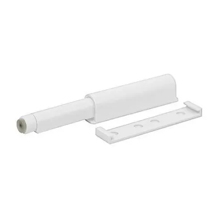 MACO CRICCHETTO A SCATTO 40 MM CON PARACOLPO REGOLABILE BIANCO - Art. 010792