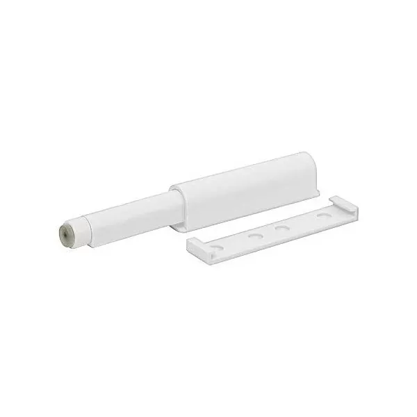 MACO CRICCHETTO A SCATTO 40 MM CON PARACOLPO REGOLABILE BIANCO - Art. 010792