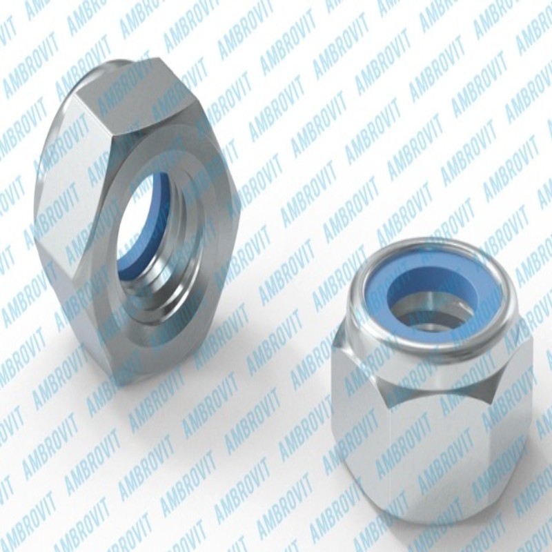 Ambrovit DADO ESAGONALE M4 AUTOBLOCCANTE PASSO GROSSO  PZ 1000* - Art. 98580 M4 TG51