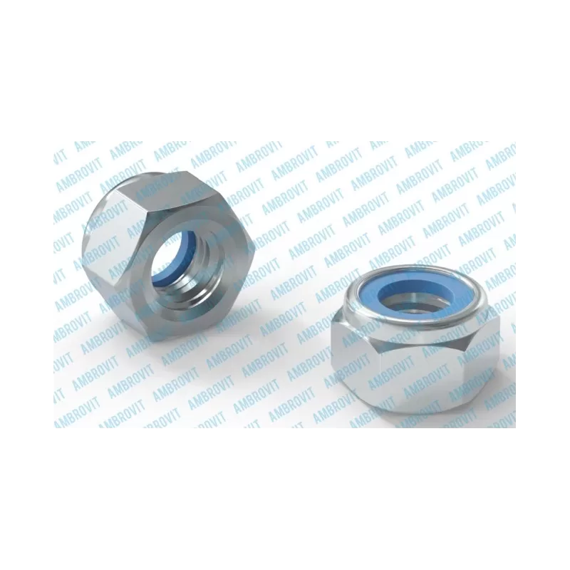 Ambrovit DADO ESAGONALE M14 AUTOBLOCCANTE PASSO GROSSO PZ 200* - Art. 98580 M14 TG51