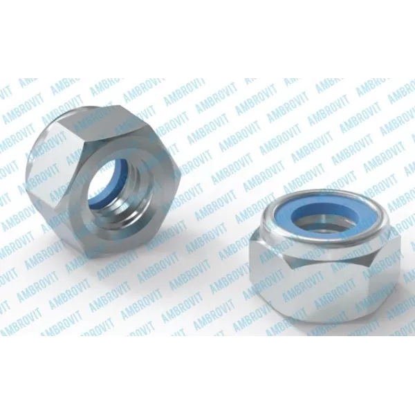 Ambrovit DADO ESAGONALE M20 AUTOBLOCCANTE PASSO GROSSO PZ 50* - Art. 98580 M20 TG51