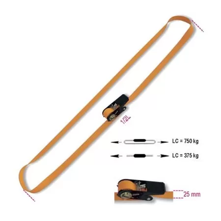 CINGHIA AD ANELLO+CRICHETTO 8188C ROBUR 375/750 KG - Art. 7543574