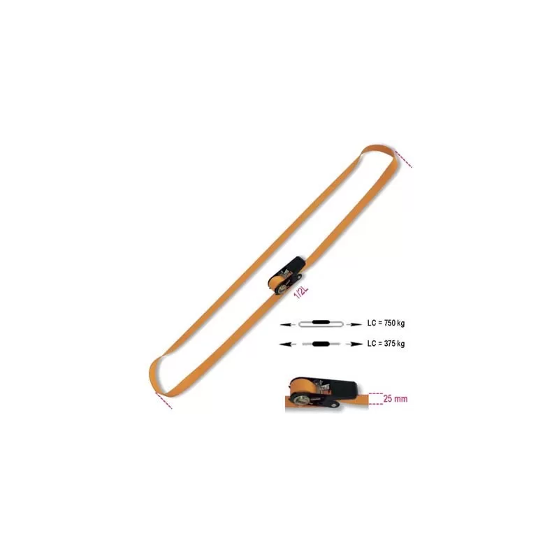 CINGHIA AD ANELLO+CRICHETTO 8188C ROBUR 375/750 KG - Art. 7543574