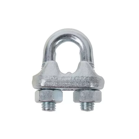  MORSETTO PER FUNE ACCIAIO ZINCATO N. 6 ROBUR GR.1/4 - Art. 1642