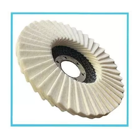 Ekamant DISCO LAMELLARE IN FELTRO PER LUCIDATURA 115X22 MM - Art. DFELTRO115
