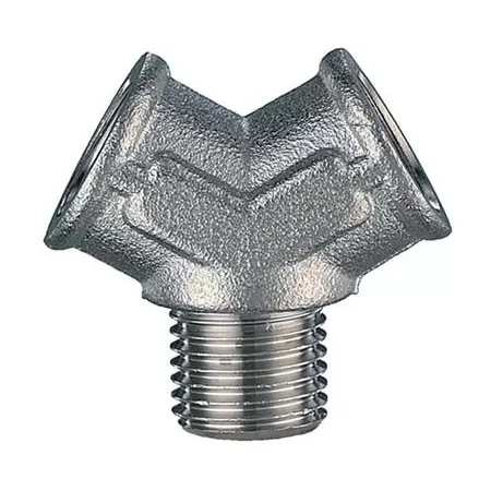  RACCORDO Y AC 32/A-B ANI 1/4 MASCHIO X FEMMINA X FEMMINA 32/A - Art. 7327615