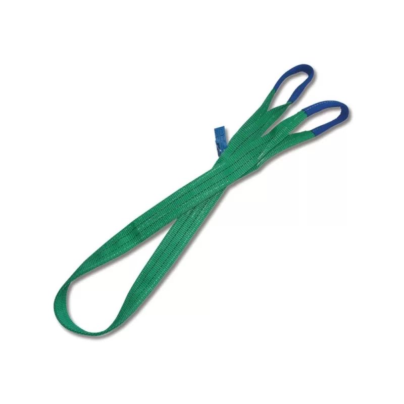 CINGHIA FASCIA SOLLEVAMENTO ROBUR 8153 ASOLE RINFORZATE KG.2000 L.MT 4 VERDE - Art. 081530040