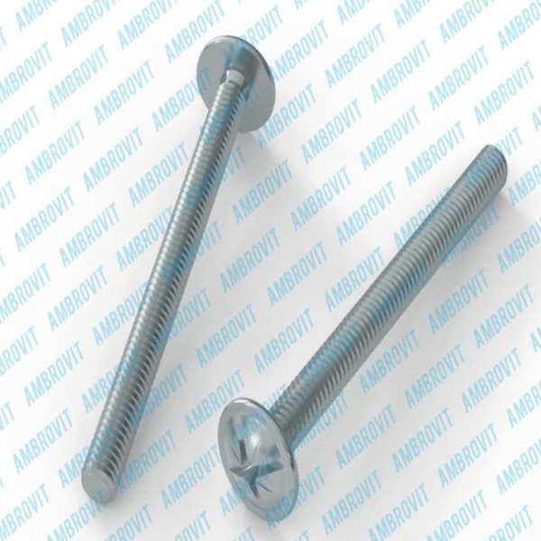 Ambrovit VITI TESTA BOMBATA LARGA COMBI RANELLATA PZ 2 ZINCATA PZ 500* - Art. 07800 4X20 TG51
