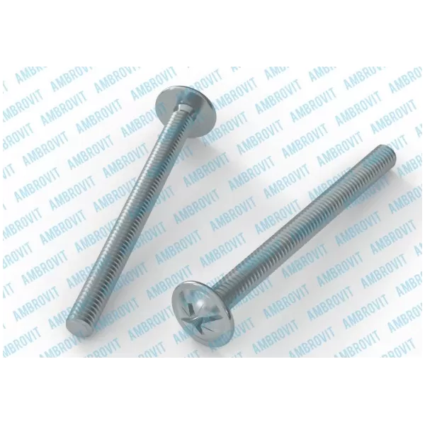 Ambrovit VITI TESTA BOMBATA LARGA COMBI RANELLATA PZ 2 ZINCATA PZ 500* - Art. 07800 4X30 TG51