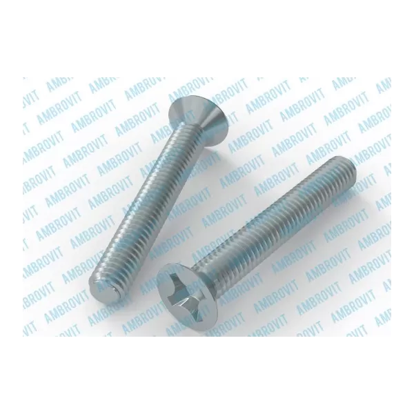 Ambrovit VITE METRICA TESTA SVASATA PIANA ZINCATA 500 PZ* - Art. 09650 4X50 TG51