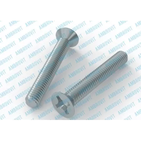 Ambrovit VITE METRICA TESTA SVASATA PIANA ZINCATA 500 PZ* - Art. 09650 4X25 TG51