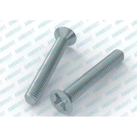 VITE METRICA TESTA SVASATA PIANA ZINCATA 200 PZ