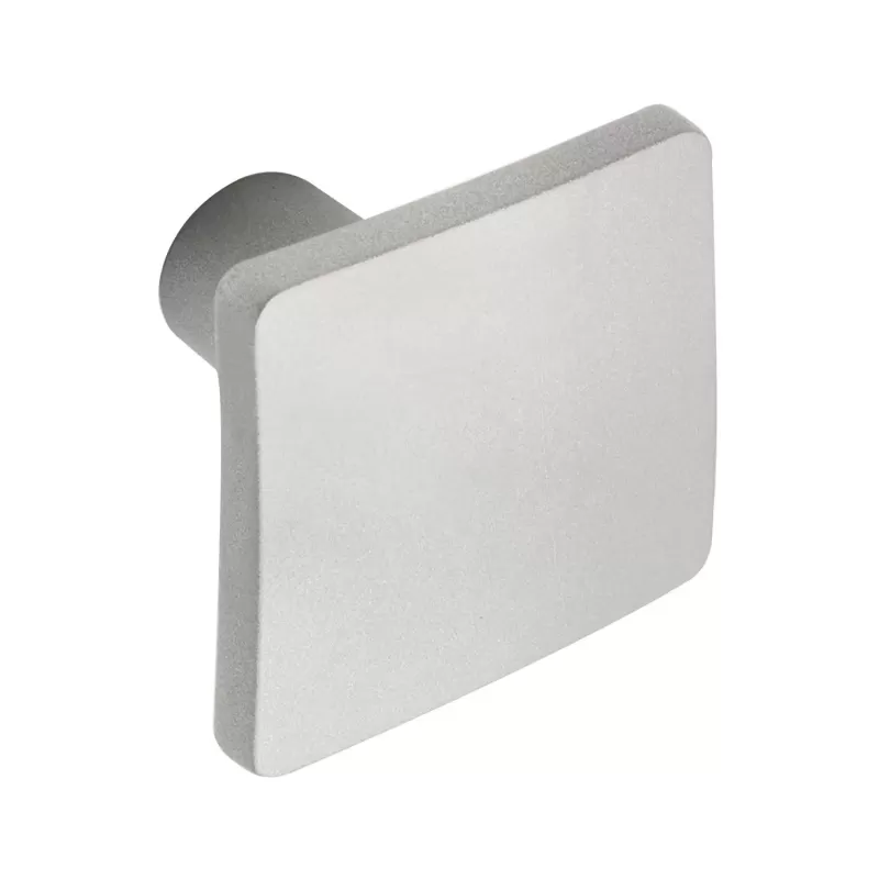 POMOLO PER MOBILI LARGHEZZA 32 MM, PROFONDITÀ 24 MM, ZAMA COLORE ALLUMINIO