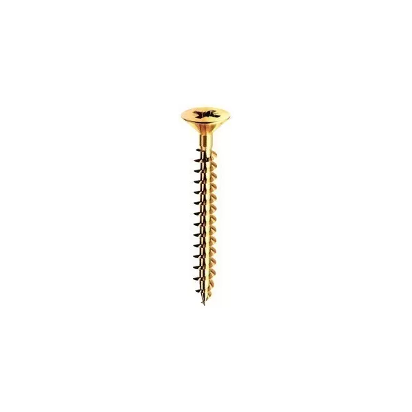 Ambrovit VITI TRUCIOLARI 5X50 MM TESTA SVASATA PIANA ZINCATE GIALLE 