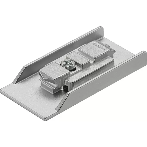 BLUM CLIP CRISTALLO PIASTRA MONTAGGIO, ZINCO NICHELATO, DIST. 0 MM, ATTACCARE