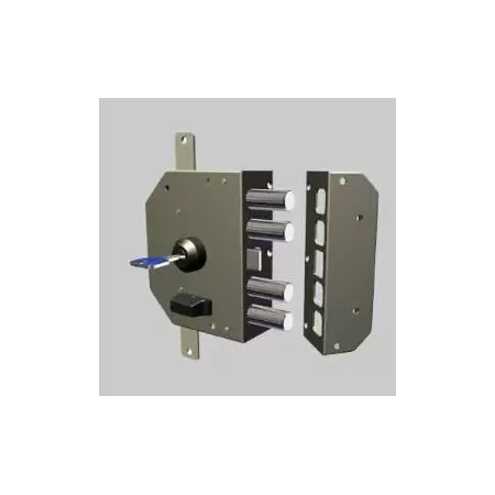 serratura a pompa cr cilindro 60 mm sinistra