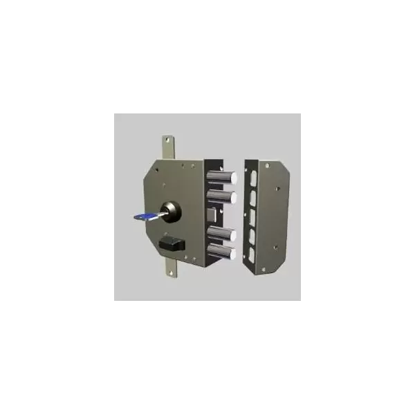 serratura a pompa cr cilindro 60 mm sinistra