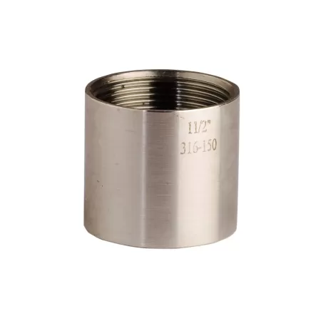 Manicotto cilindrico di collegamento 1/2'' inox aisi 316 diametro 25 mm umipas