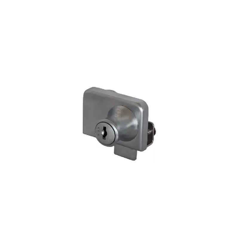 Serratura pomolo 52 mm anta doppia in vetro senza foratura omr