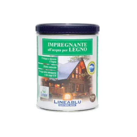 impregnante all'acqua per esterno rovere 2,5 litri sayerlack linea blu