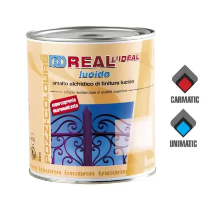 Smalto lucido colore ocra pozzi colours 750 ml umipas