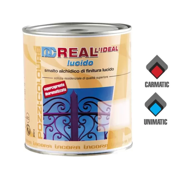 Smalto lucido colore ocra pozzi colours 750 ml umipas