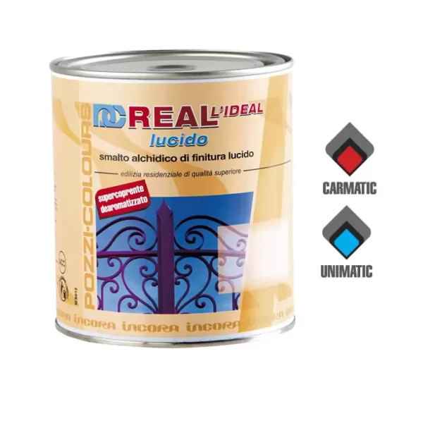 SMALTO AL SOLVENTE LUCIDO COLORE GIALLO CROMO 750 ML