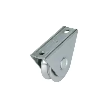 RUOTA CANCELLO GOLA Y SUPPORTO CAVALOTTO 1 CUSCINETTO 80 MM