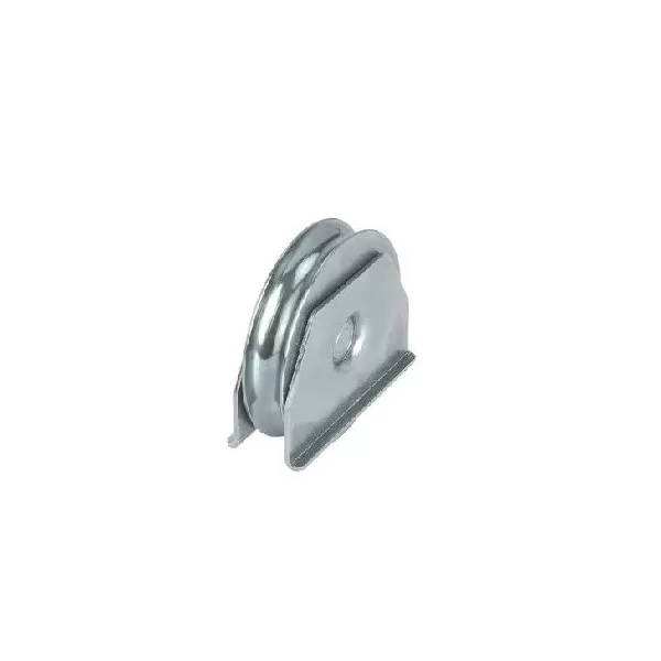 COMBI ARIALDO RUOTA PER CANCELLO GOLA TONDA 16 MM SUPPORTO LATERALE A 1 CUSCINETTO 100 MM