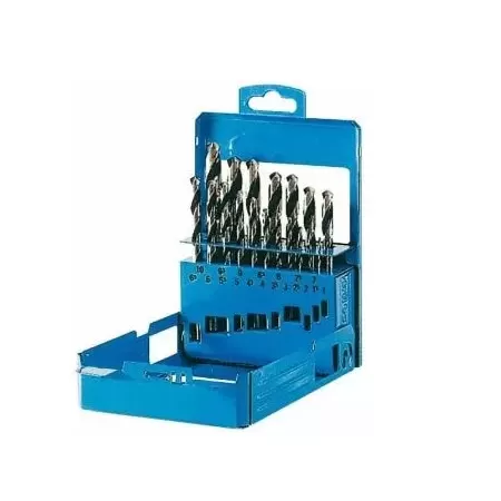 serie punte per ferro metallo acciaio in cassetta 19 pezzi krino umipas