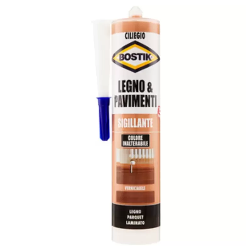 sigillante per legno pavimenti parquet ciliegio 300 ml bostik umipas