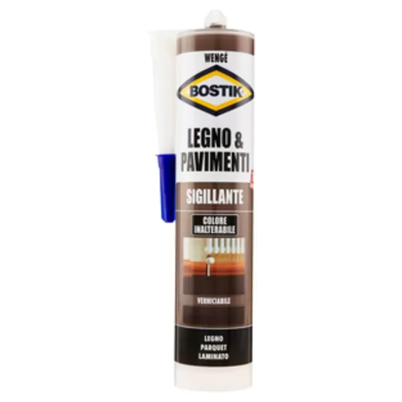 sigillante per legno pavimenti parquet wengè 300  ml bostik umipas