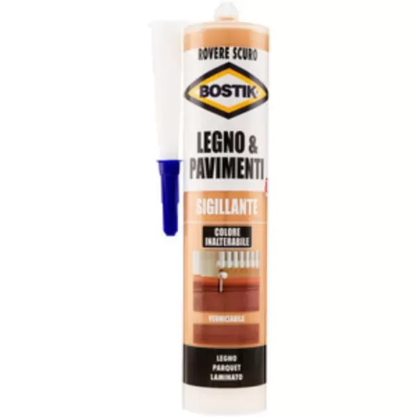 sigillante per legno pavimenti parquet rovere scuro 300 ml bostik umipas