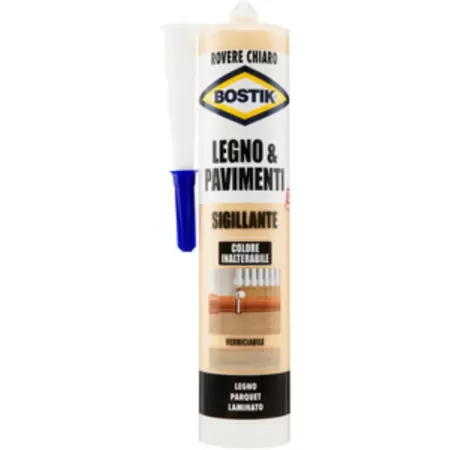 Sigillante per legno pavimento parquet rovere chiaro 300 ml bostik umipas