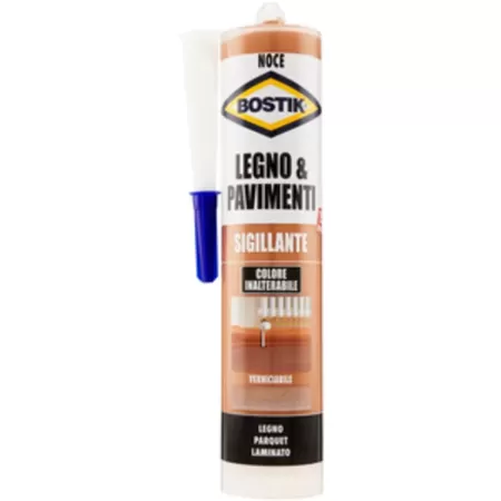 sigillante per legno pavimenti parquet noce bostik 300 ml umipas