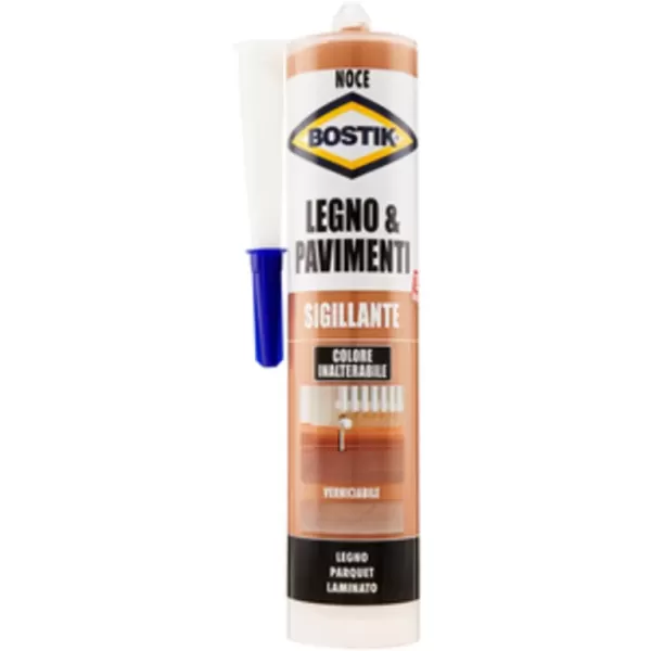 sigillante per legno pavimenti parquet noce bostik 300 ml umipas