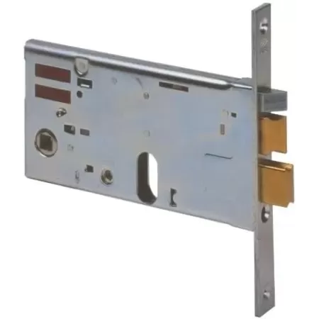 SERRATURA ELETTRICA CISA 14461800 PER FASCE E. 80 MM INT. MANIGLIA 67 MM F. 20X160 MM DIM. 163X77