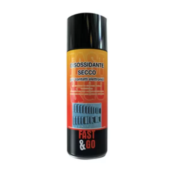 SPRAY DISOSSIDANTE SECCO PER CONTATTI ELETTRICI ELETTRONICI 400 ML FAST&GO