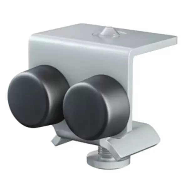 OMGE 24 PARACOLPO PORTA SCORREVOLE FERMA PORTE PER PROFILO SUPERIORE