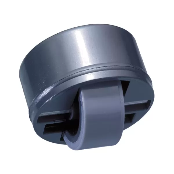 ruota incasso per mobili soft, ø rotelle 27 ø foratura 36 nera umipas