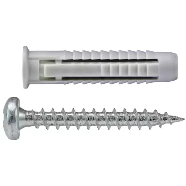 TASSELLO UNIVERSALE IN NYLON 6X30 MM CON VITE TESTA CILINDRICA PEZZI 50