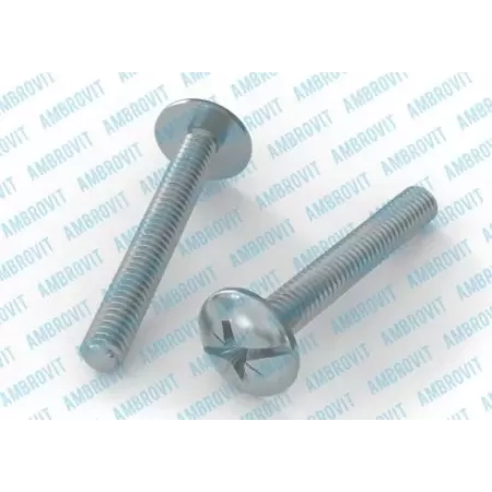 VITI TESTA BOMBATA LARGA COMBI RANELLATA 6X60 MM PZ3 ZINCATA PEZZI 200