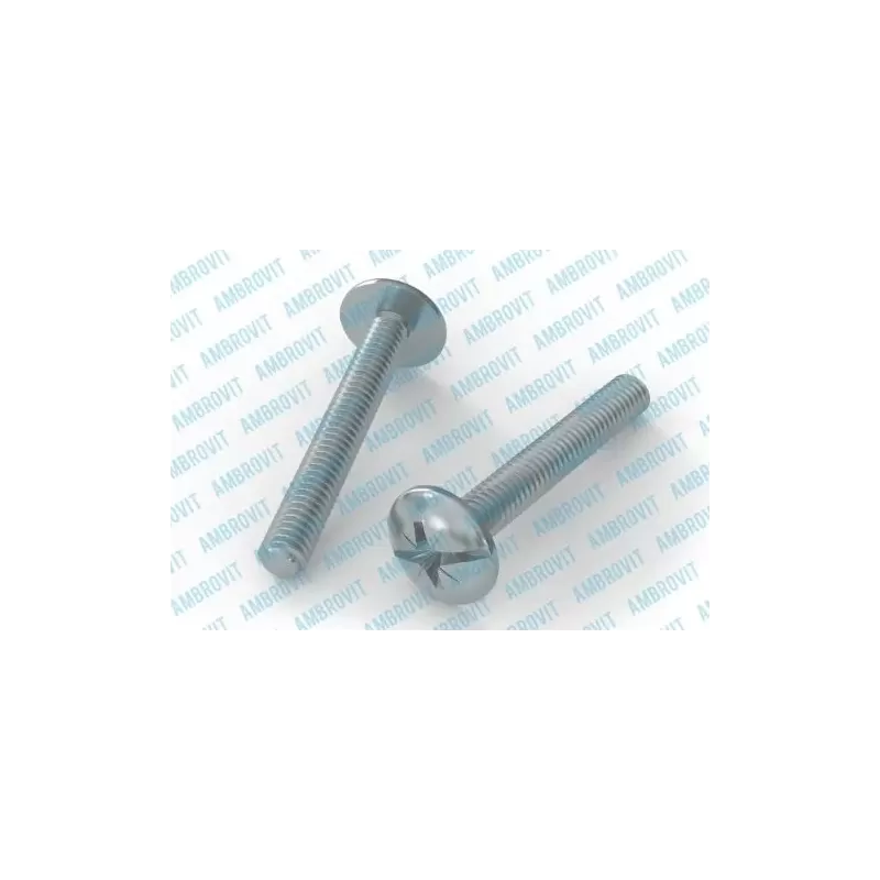 VITI TESTA BOMBATA LARGA COMBI RANELLATA 6X60 MM PZ3 ZINCATA PEZZI 200